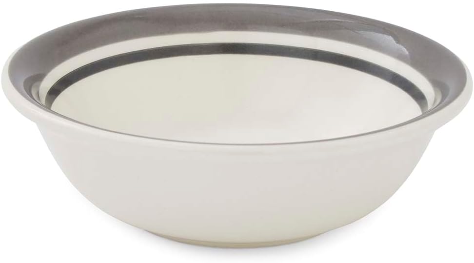 Portmeirion Potter\'s Stripe Schüsseln, 13 cm, Grau, 4 Stück