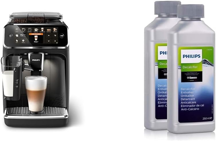 Philips Domestic Appliances Philips EP5441/50 Series 5400 Fully Automatic Coffee Machine, LatteGo Milk System & Limer for Fully Automatic Coffee Machines, Value Pack, 0.5 Litres, 6 x 6 x 16 cm, Grey
