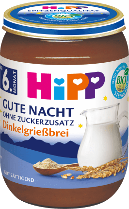 HiPP Good night spelt semolina from the 6th month, 190 g