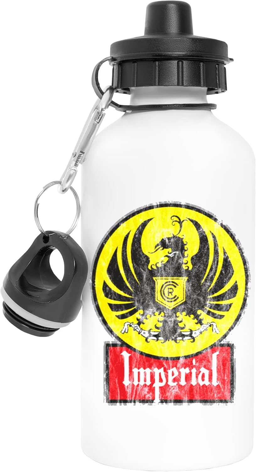Beer, Imperial Beer Aluminum Reusable Sports Travel Water Bottle White Reusable Travel Water Bottle White