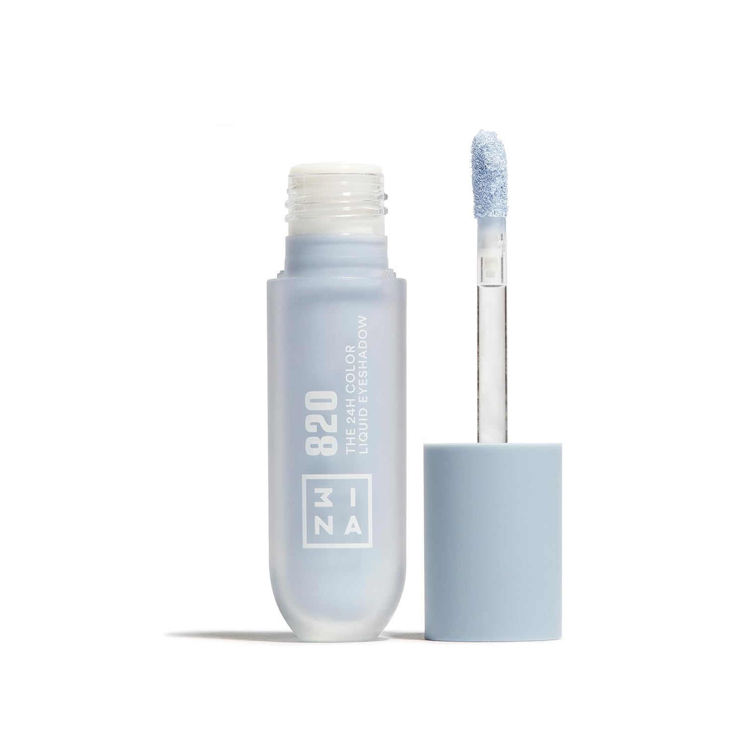 3INA MAKEUP - The 24H Color Liquid Eyeshadow 820 - Ice Blue Liquid Eyeshadow - 24H Long Lasting - Waterproof Formula - Light and Creamy Texture - Vegan - Cruelty Free