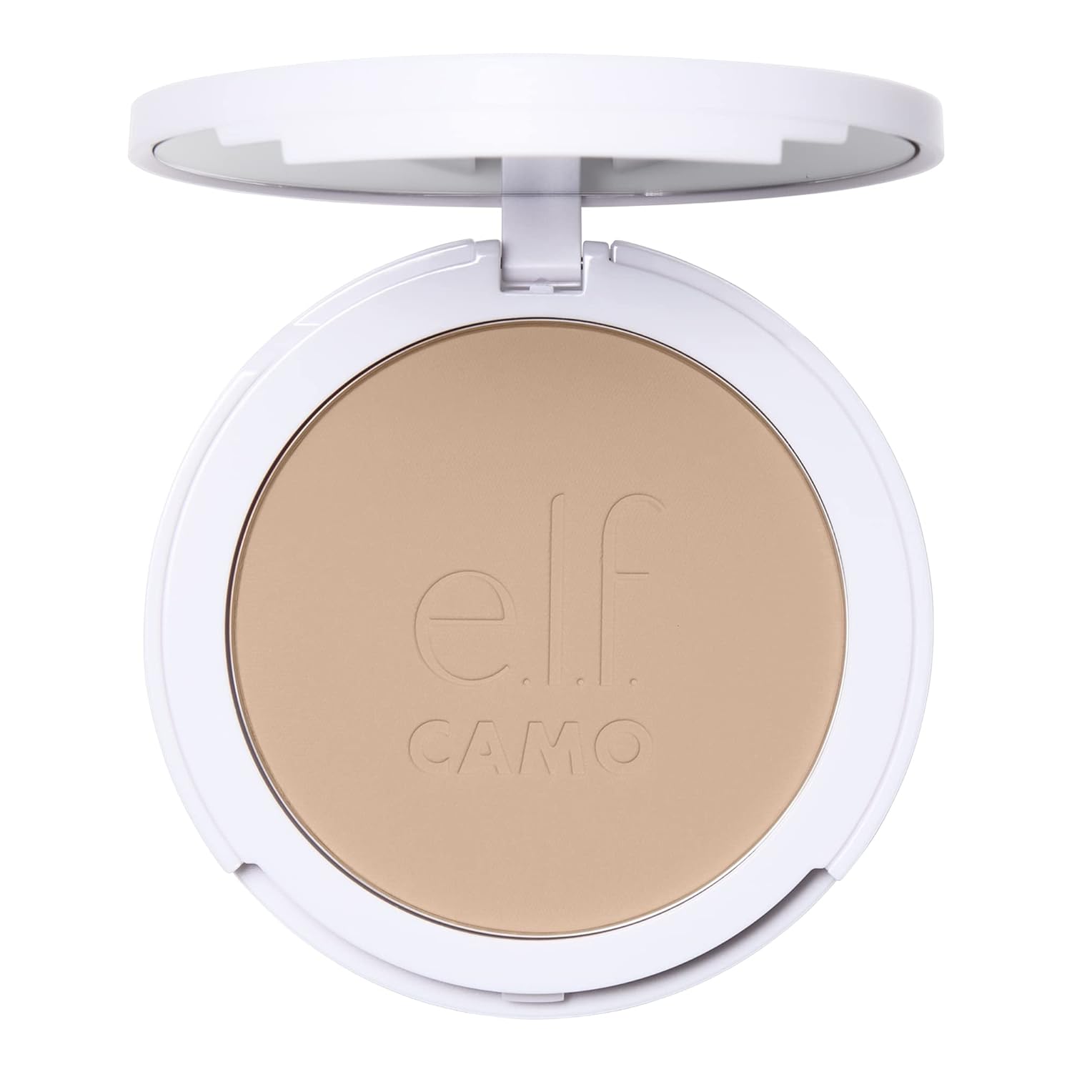 e.l.f. e.l.f. eleven. Camo Powder Foundation, Lightweight, Primed, Buildable and Durable, Medium to Full Coverage, Lightweight 205N