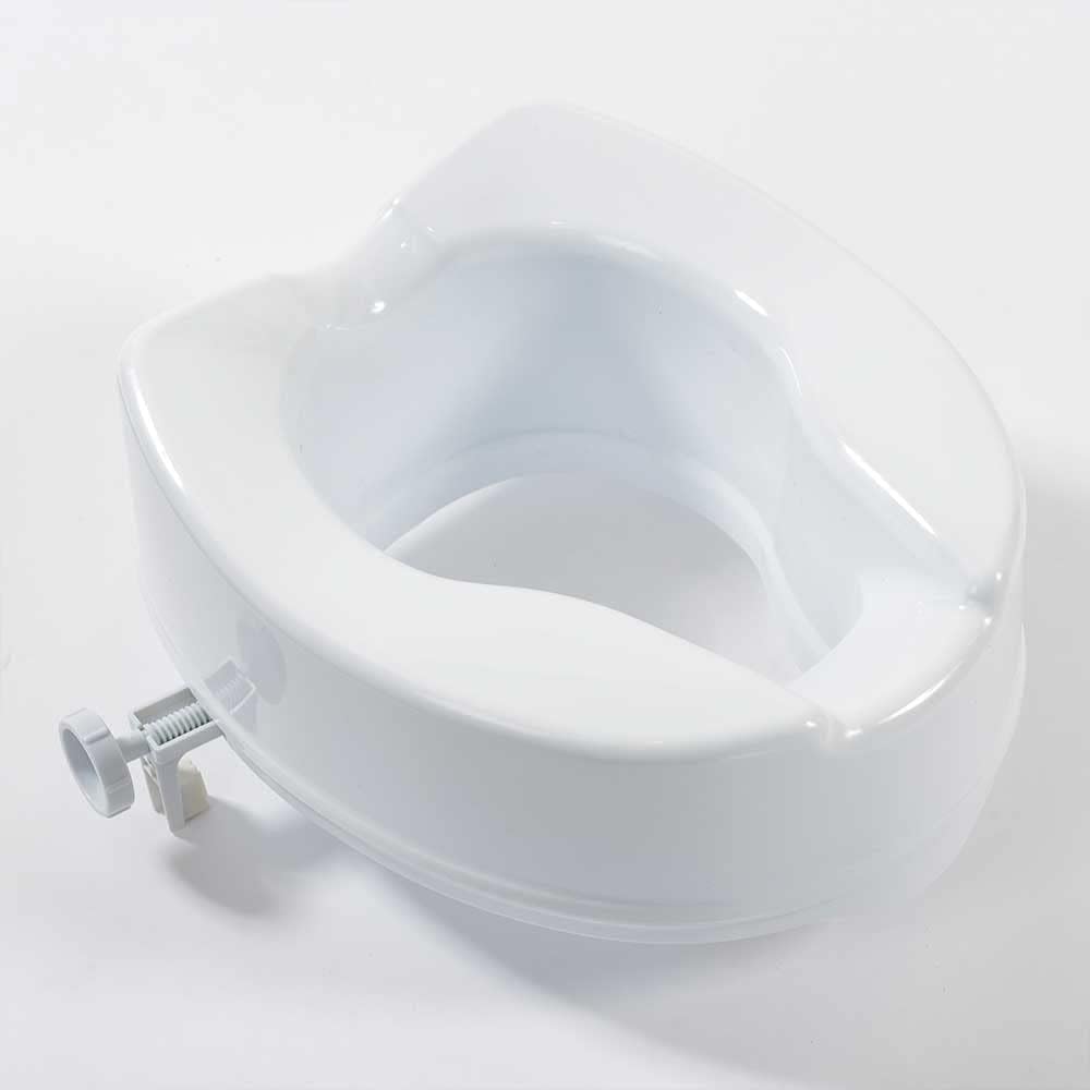 NRS Healthcare Linton 150mm Raised Toilet Seat - White