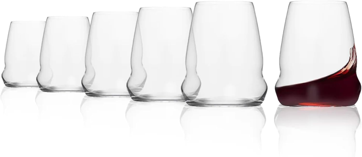 Stölzle Lausitz Wine Cups Cocoon/Red Wine Glass Set of 6/Red Wine Glasses Large Extravagant Wine Glasses Red Wine Stölzle Red Wine Glasses Wine Glasses