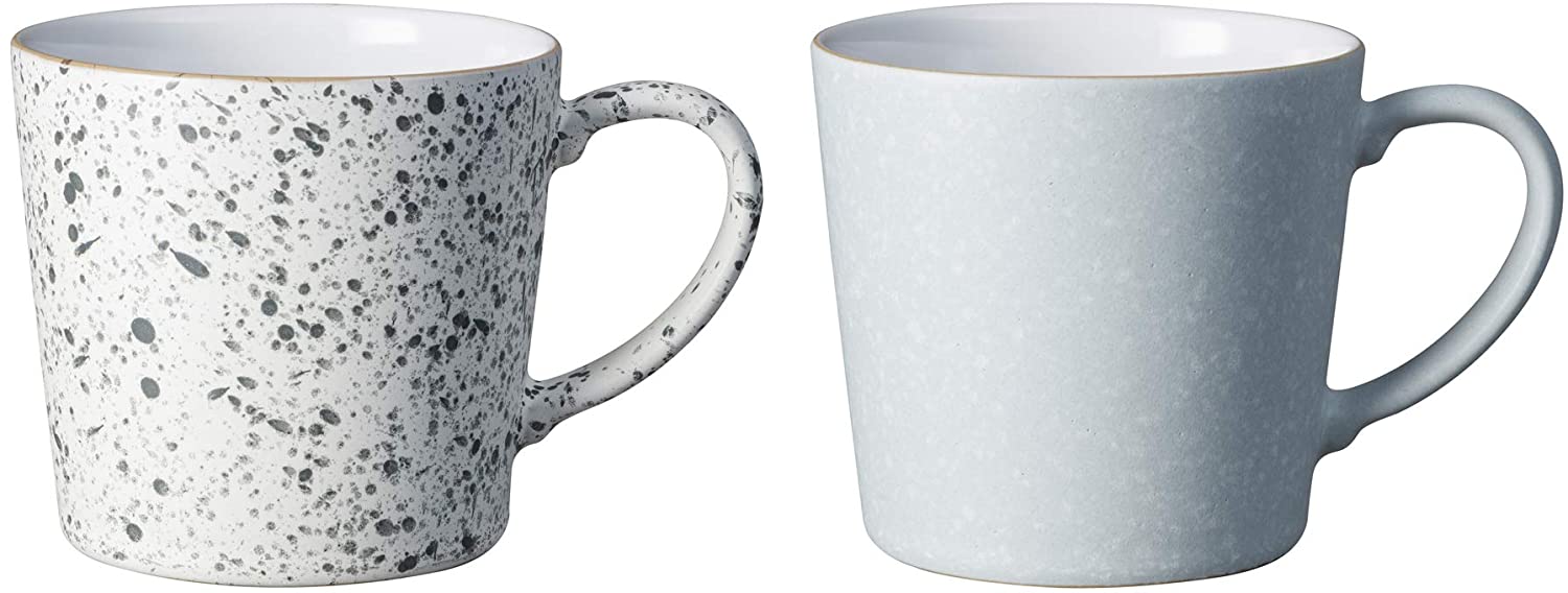 Denby Azure Stoneware Speckled Set of 2
