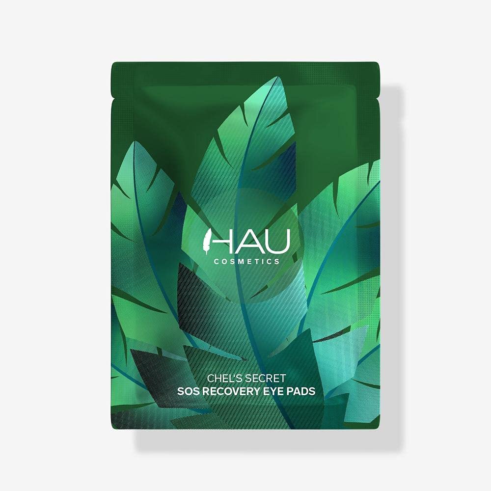 Hau Cosmetics SOS Recovery Eye Pads, Moisturising Eye Mask, Eye Pads Against Dark Circles, Wrinkles and Tear Bags, Bundle with 5 Pairs + 1 Free
