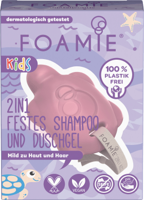 FOAMIE Solid shampoo and shower gel 2in1 Kids purple, 80 g