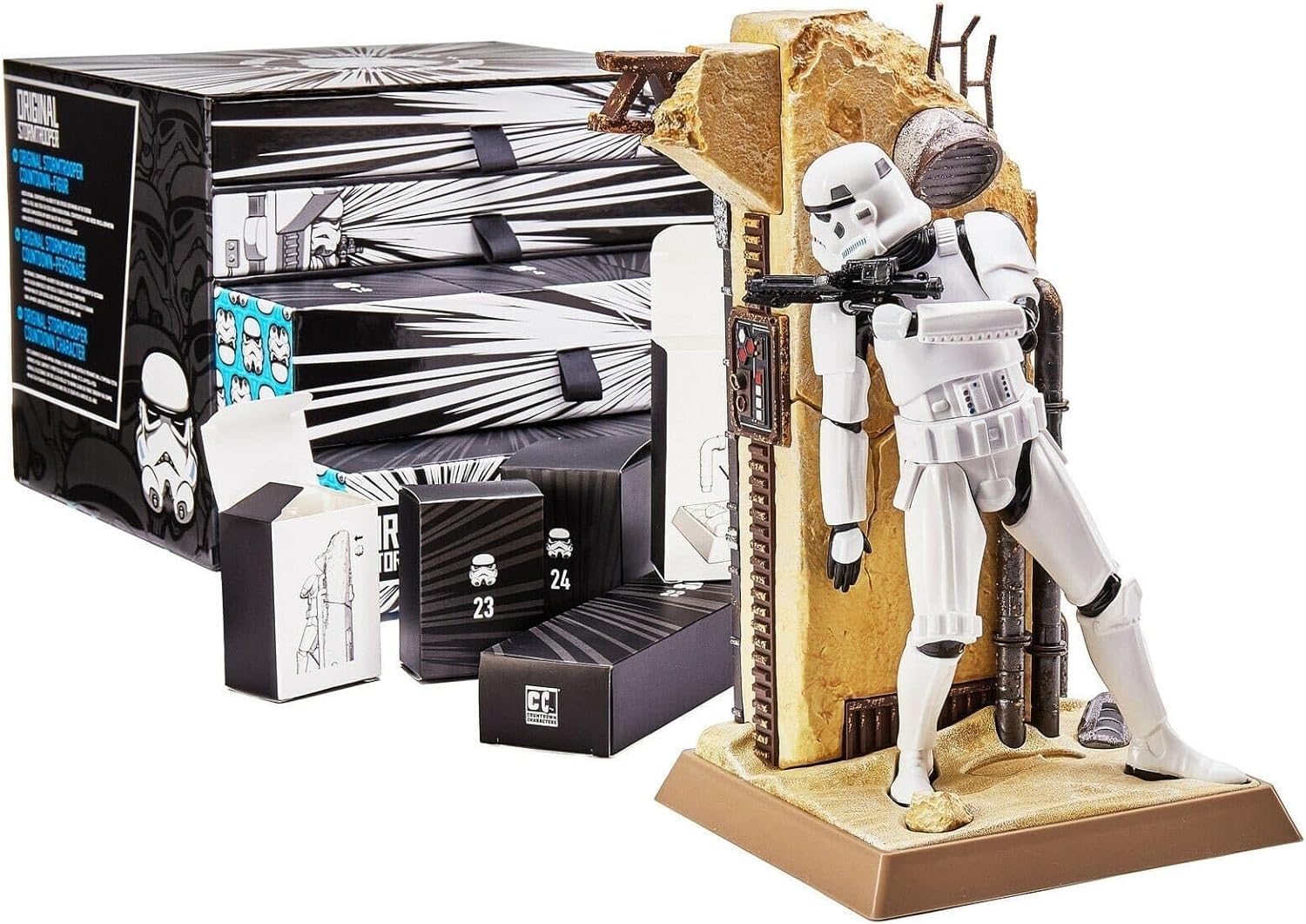 CC Countdown Characters von Numskull 2023 Original Stormtrooper Collectible Figure - Official Stormtrooper Merchandise - Buildable Character Statue