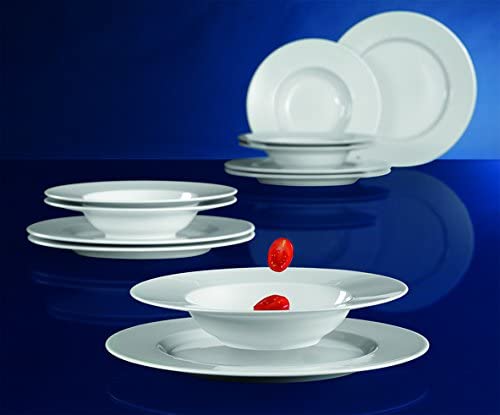 Seltmann Weiden No Limits Dinner Service 12 Pieces NL Round White