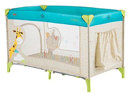 Chipolino Capri Travel Cot Side Entrance Carry Bag Large Side Pocket Blue
