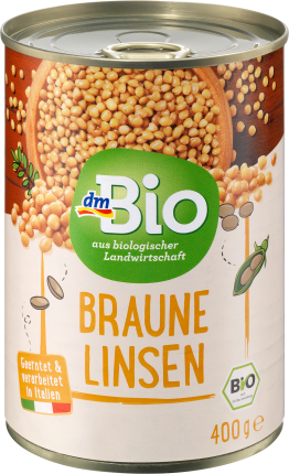 dmBio Brown lentils, 240 g
