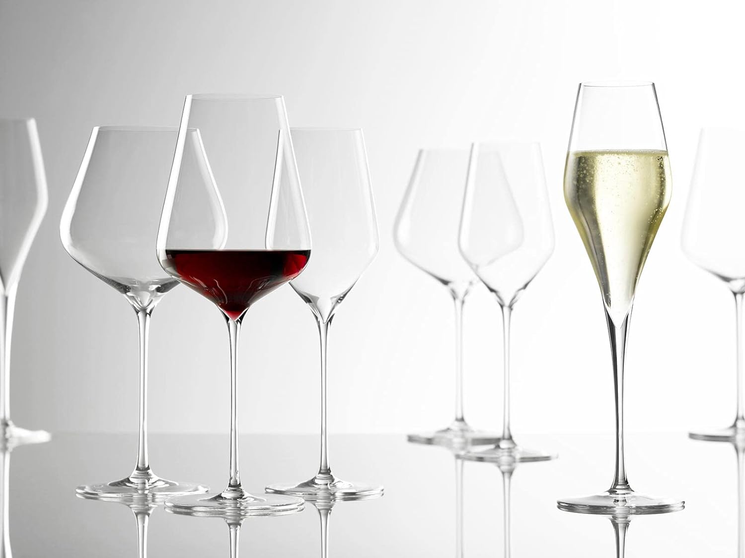 Stölzle Lausitz Sweet Wine Goblet Q1 320 ml | Set of 2 Wine Glasses | Handmade & Mouth-Blown | Hand Wash Recommended | Highest Quality