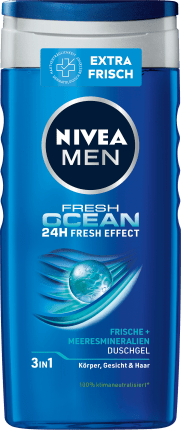 NIVEA MEN Shower Fresh Ocean, 250 ml