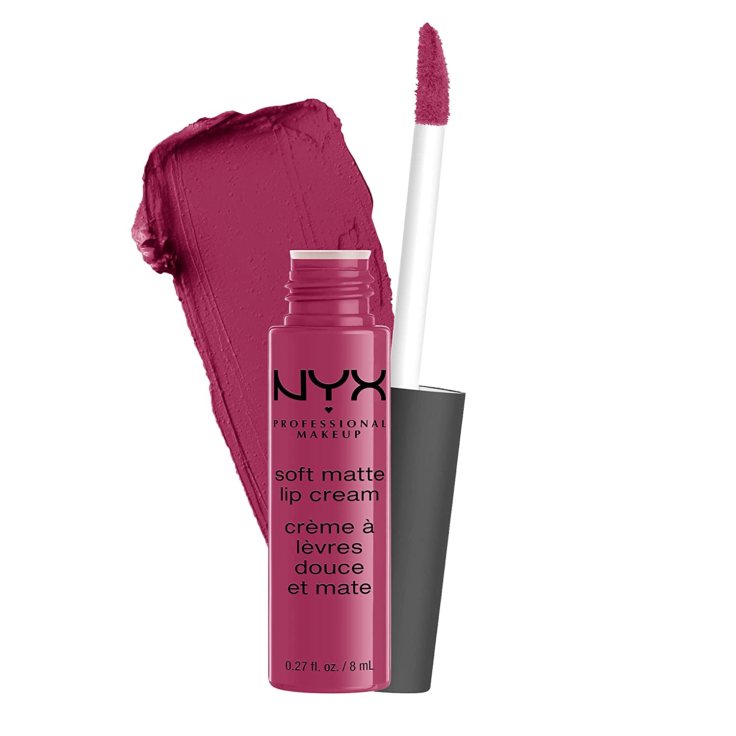 NYX Professional Makeup Soft Matte Lip Cream, Creamy and Matt Finish, Highly Pigmented, Long Lasting, Vegan Formula Single, ‎prague