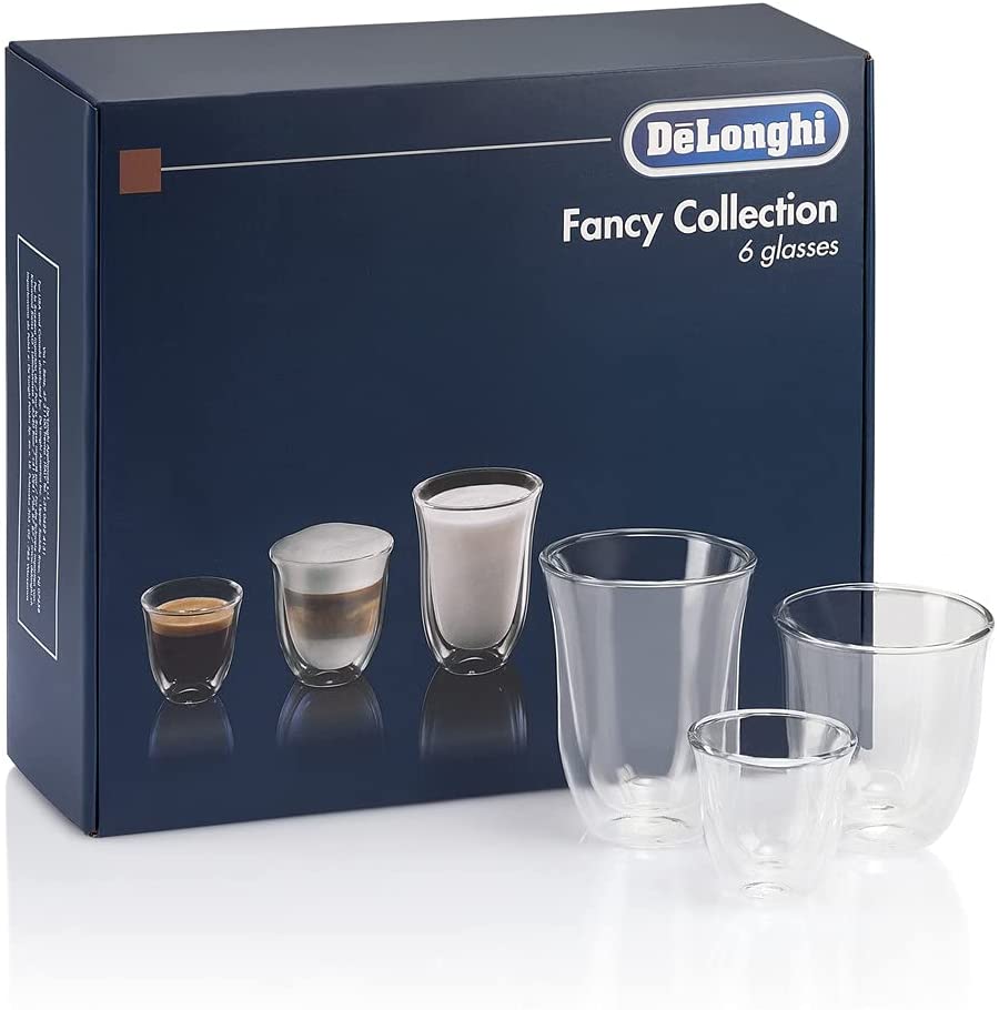 De’Longhi De\'Longhi DeLonghi Fancy Box Set of 6 Thermal Glasses