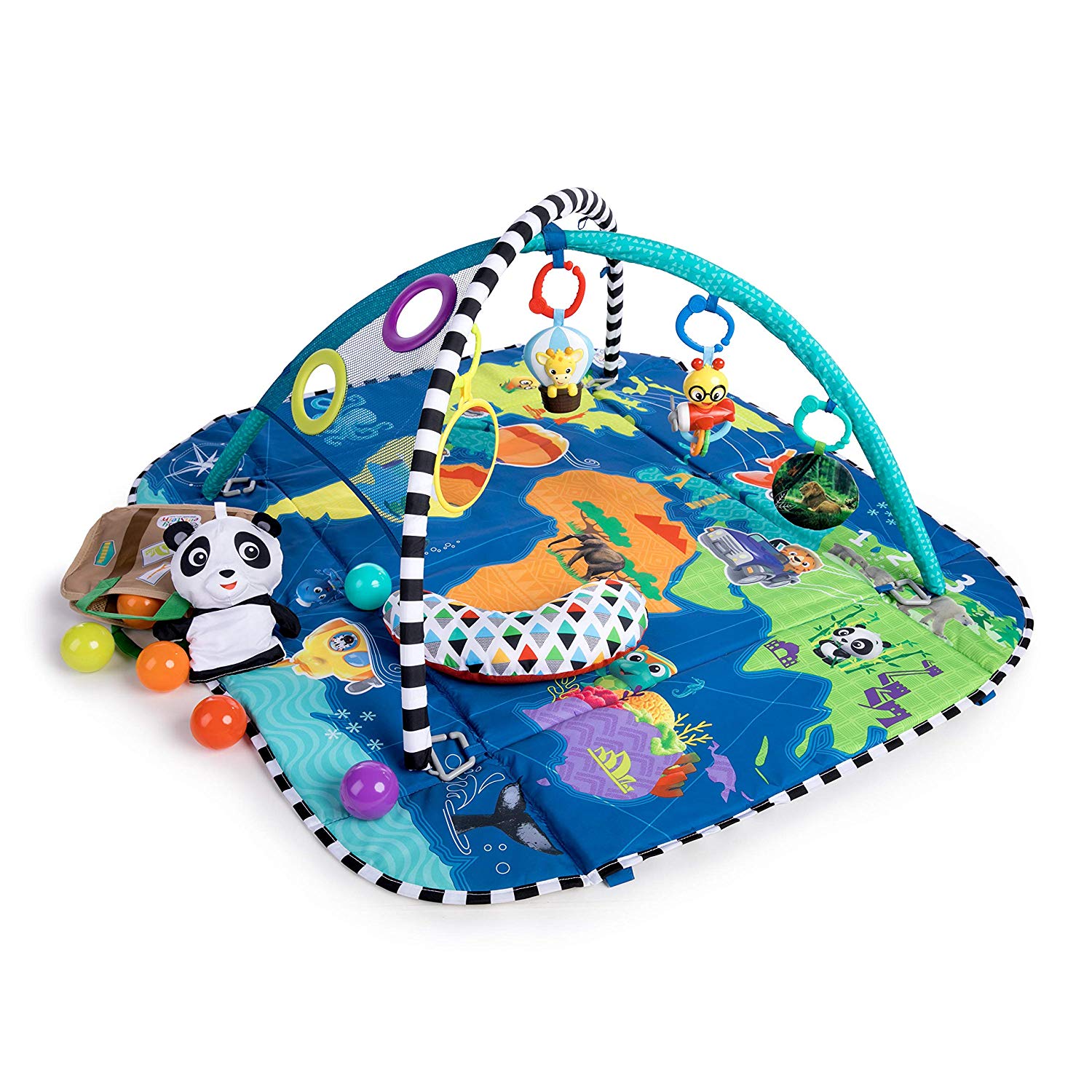 Baby Einstein 11287 5 in 1 Journey of Discovery Baby Gym Play Mat, Multi-Colour