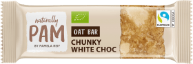 Naturally PAM Oat bar chunky white choc, 40 g
