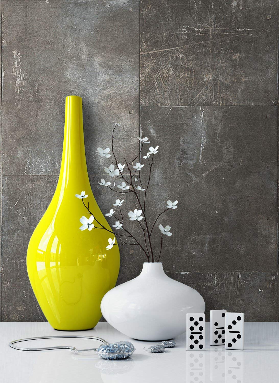 Newroom Design Wallpaper With Metallic Effect Grey/Fun Modern Wallpaper For Your Living Ro