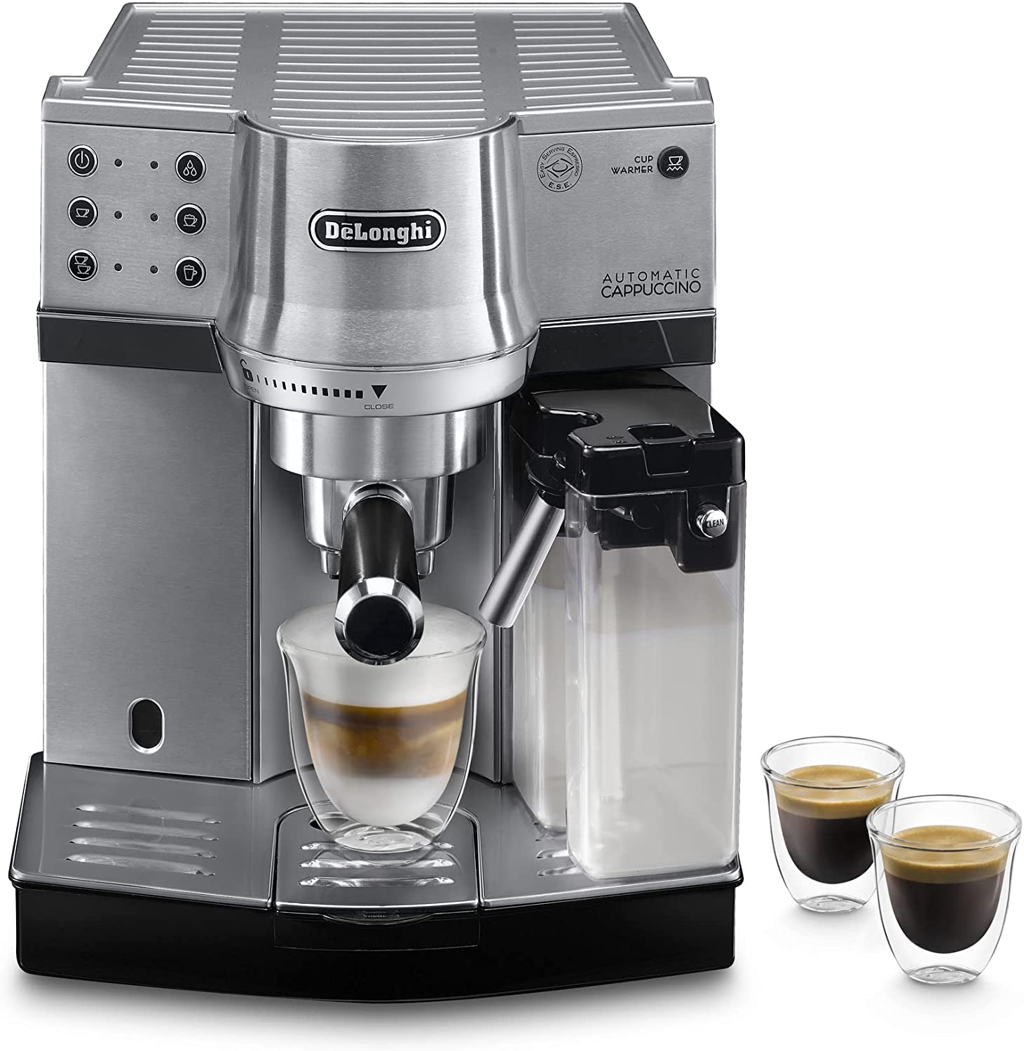 DeLonghi De\'Longhi Stainless Steel Premium Pump EC860.M Espresso Machine (1 Litre, 145 Watt, 15 Bar)