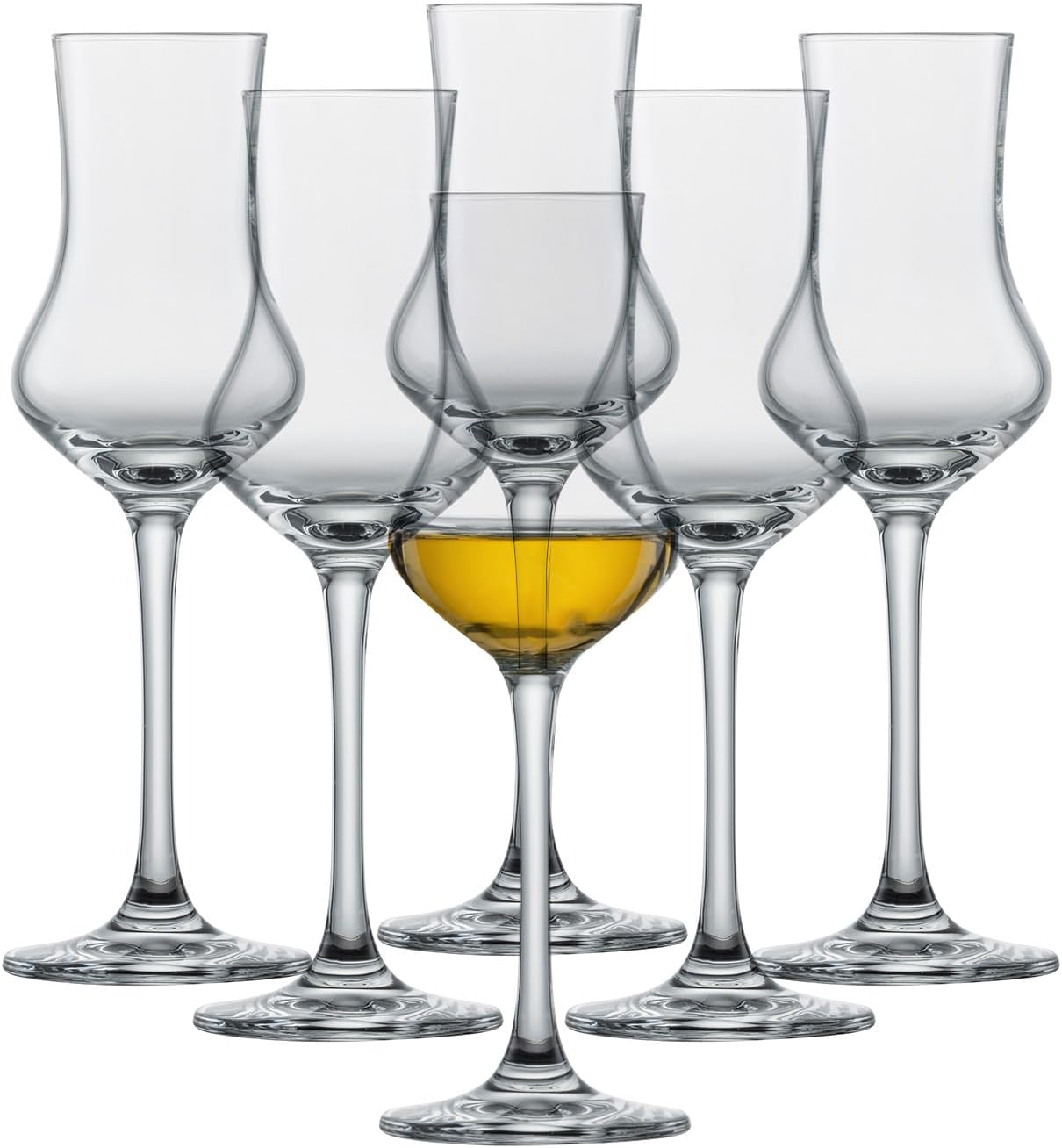 SCHOTT ZWIESEL Grappa Bar Special (Set of 6), Classic Shot Glasses with Handle, Dishwasher Safe Tritan Crystal Glasses, Made in Germany (Item No. 120518)