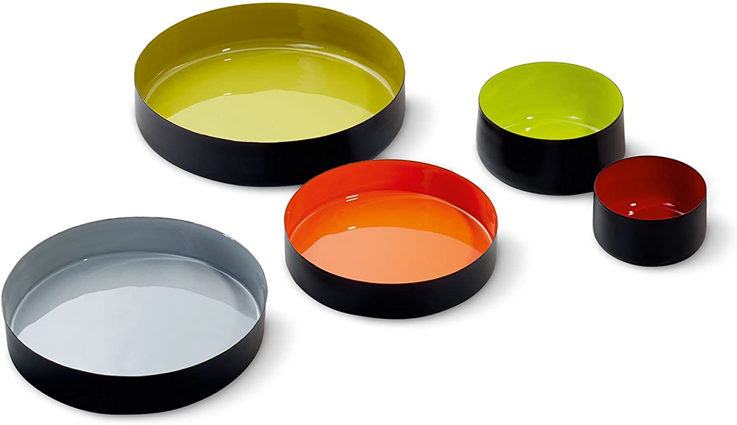 Round Enamelled Bowls Various Sizes Philippi colore