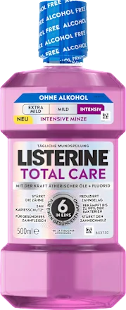 Listerine Total Care Intensive Mint Mouthwash, alcohol-free, 500 ml