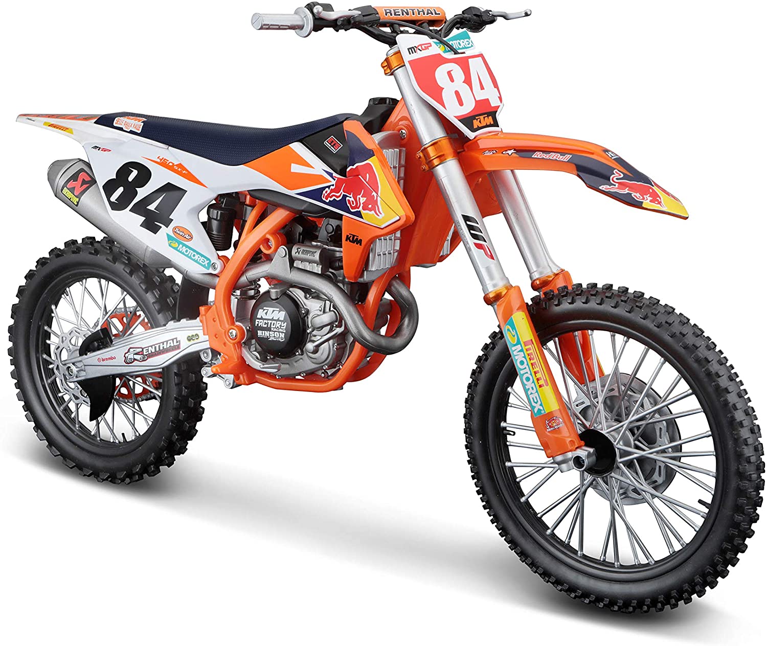 Maisto Bburago-1/6 Motorbike Redbull Ktm Sx450-2018/84 J. Heriling, M32228