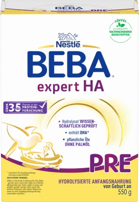 Nestlé BEBA Initial milk Expert Ha Pre from birth, 550 g