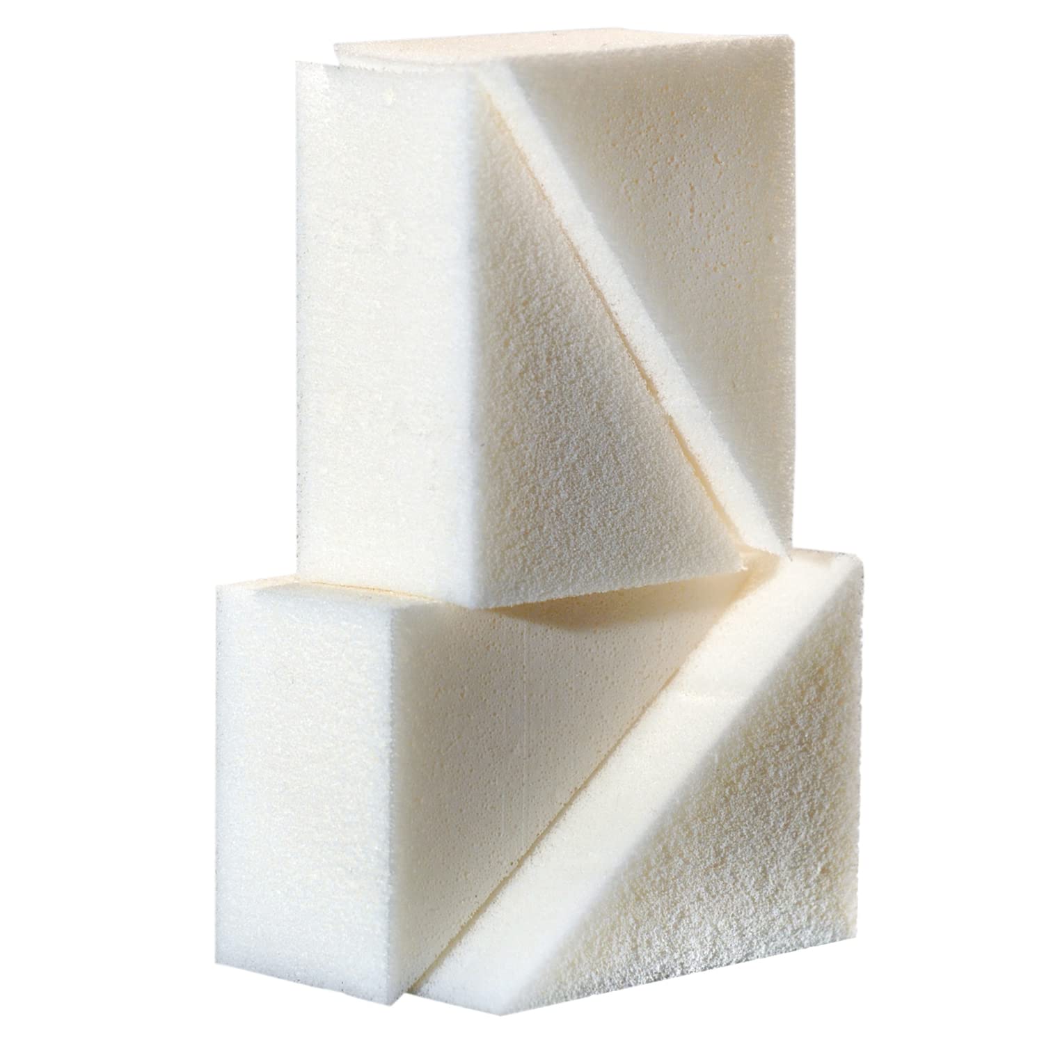 Grimas Professional Triangle Latex Sponges 5 x 3.5 cm Pack of 4 for Applying Cream Make-Up, Camouflage, Foundation and More, Washable