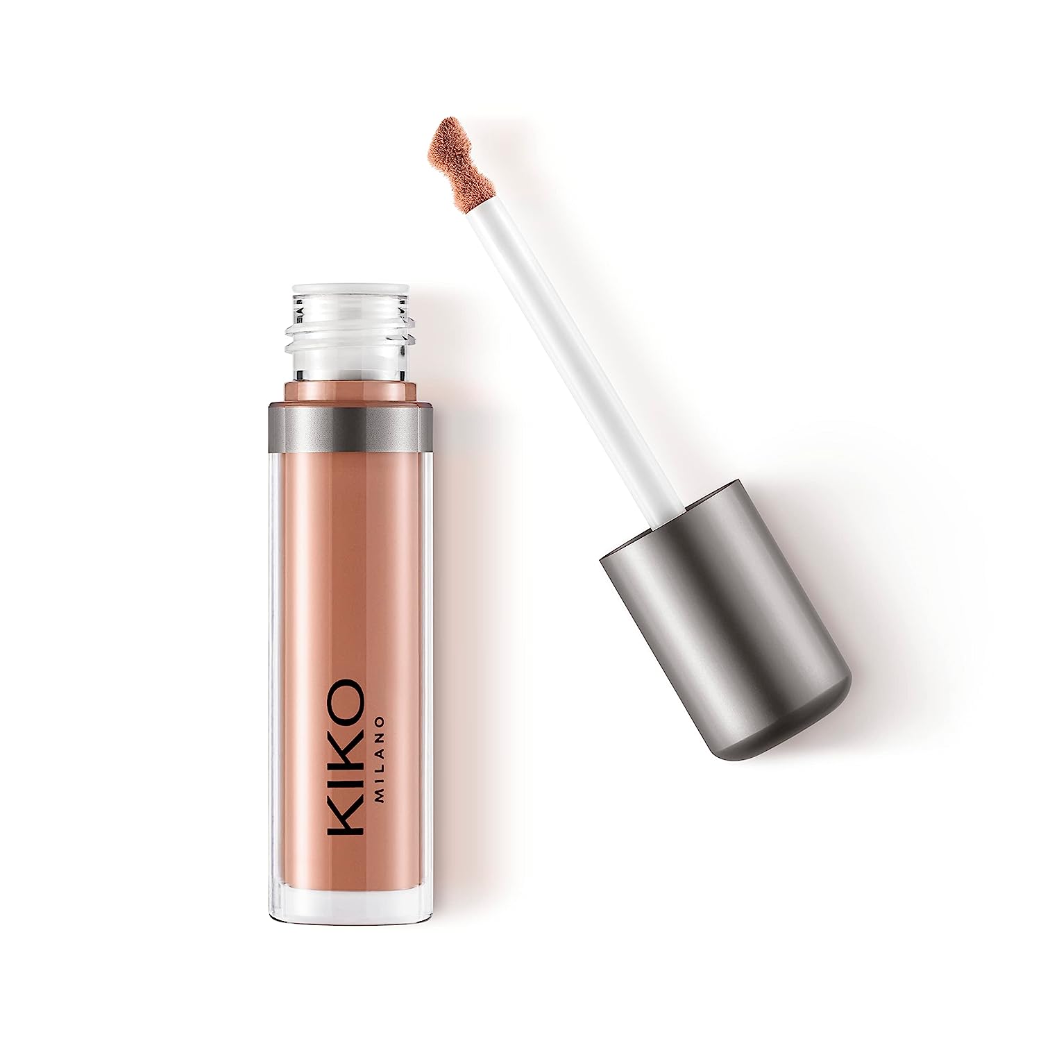 Kiko Milano Lasting Matte Veil Liquid Lip Color 01 | Liquid Lipstick with Matte Finish and Long Hold