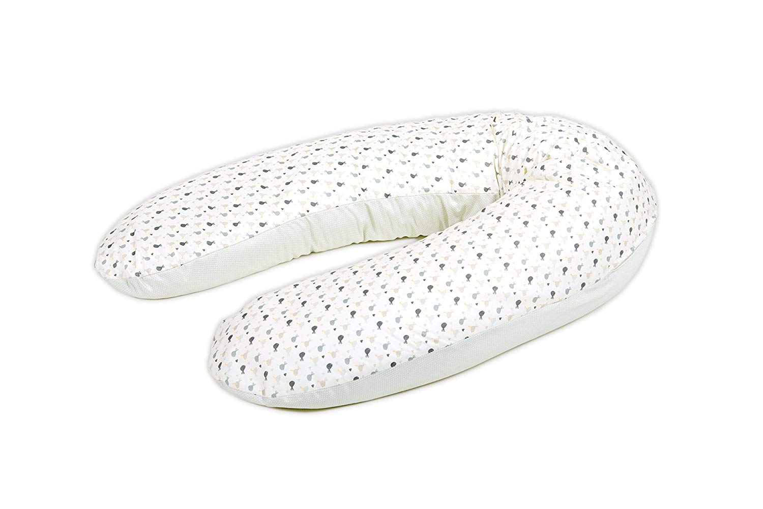 Traeumeland Träumeland Nursing Pillow in many designs 190 cm 190 cm grey