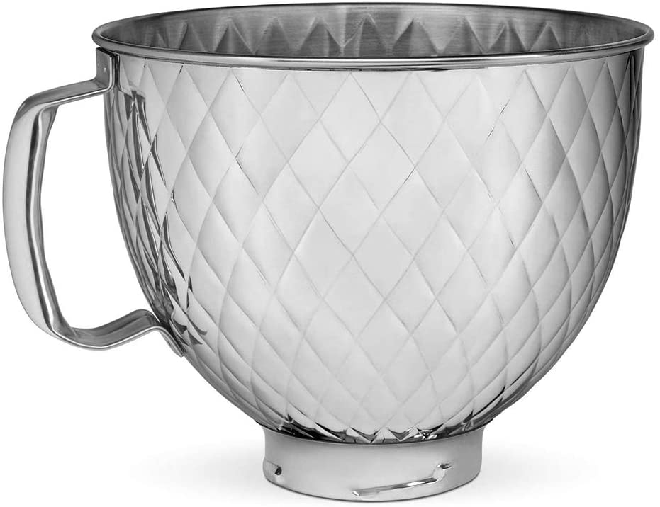 KitchenAid 80115 Tilt-Head Bowl with Measurement Markings and Lid, 5 Quart, Clear