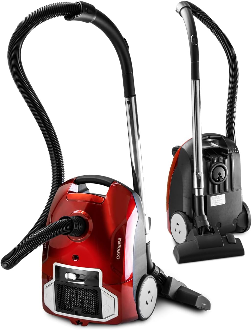 CARRERA Store CARRERA Vacuum Cleaner [For All Floors] Vacuum Cleaner - Floor Vacuum Cleaner - Vacuum Cleaner with Cable - Small - 800 W - Hepa Filter - High Suction Power