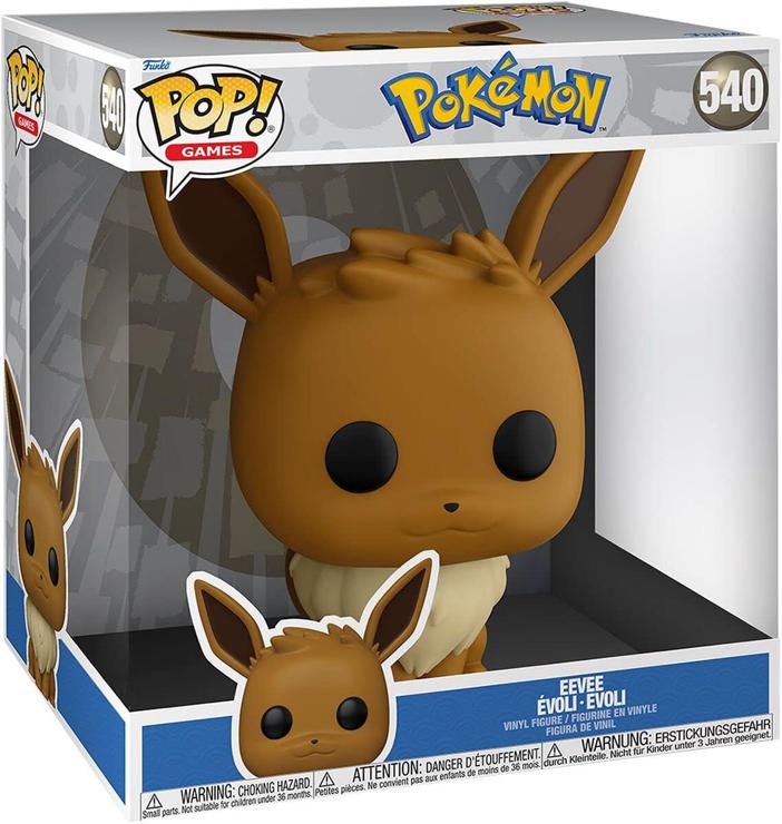 Funko Pop! Jumbo: Pokemon - Eevee - Eevee - Vinyl Collectible Figure - Gift Idea - Official Merchandise - Toys For Children and Adults - Video Games Fans - Model Figure For Collectors and Display