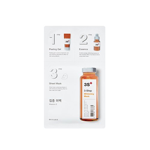 MISSHA 3step whitening mask