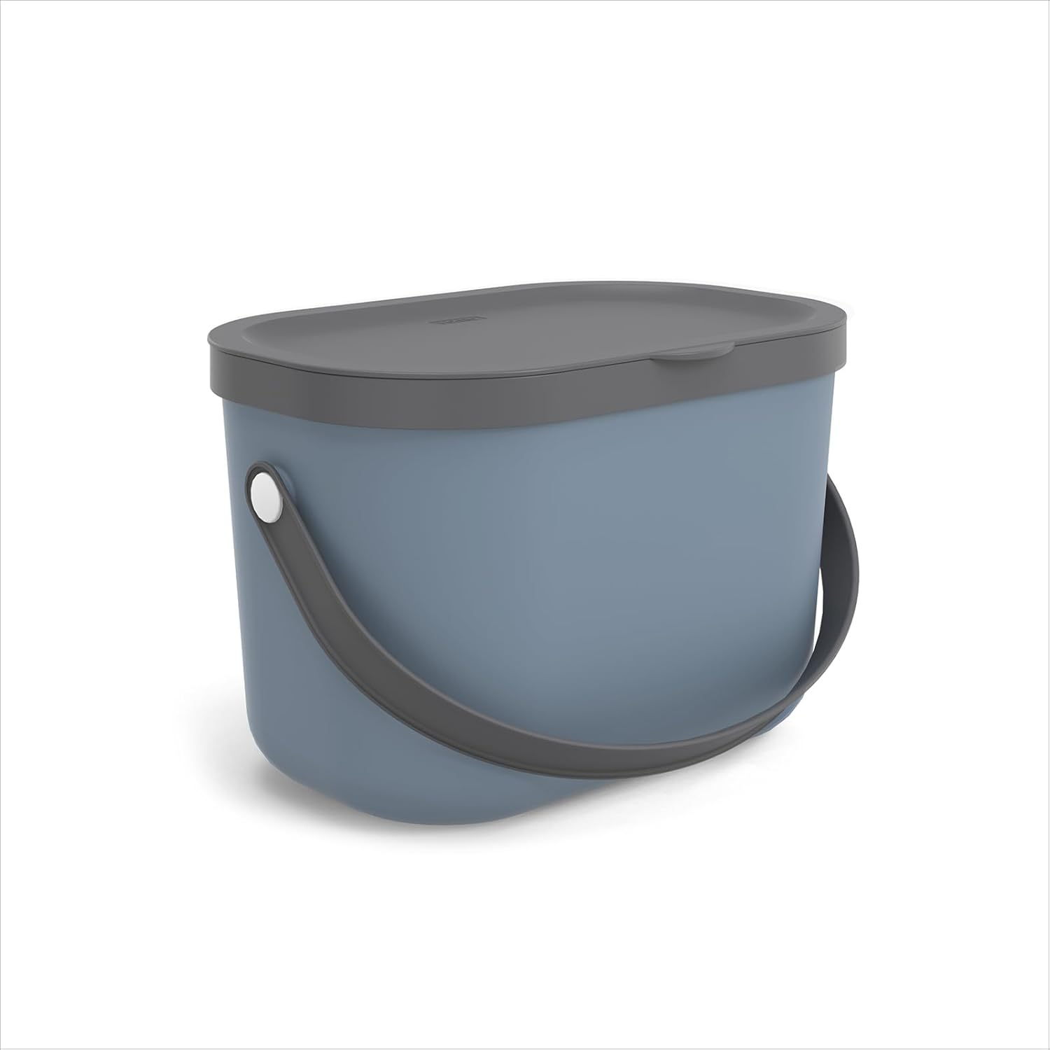 Rotho Albula 1054606161WS Organic Waste Bin with Lid 3.2 L for the Kitchen