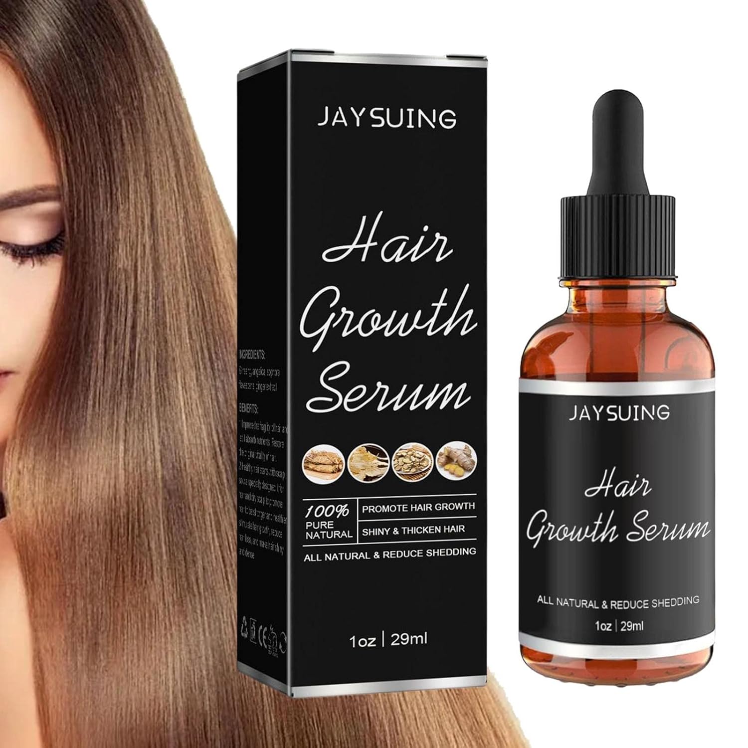 Hair Care Essential Oil - 29ml Hair Oil for Damaged Hair Nourishes and Smooths Hair for Dry, Split Ends, Firm and Damaged Hair