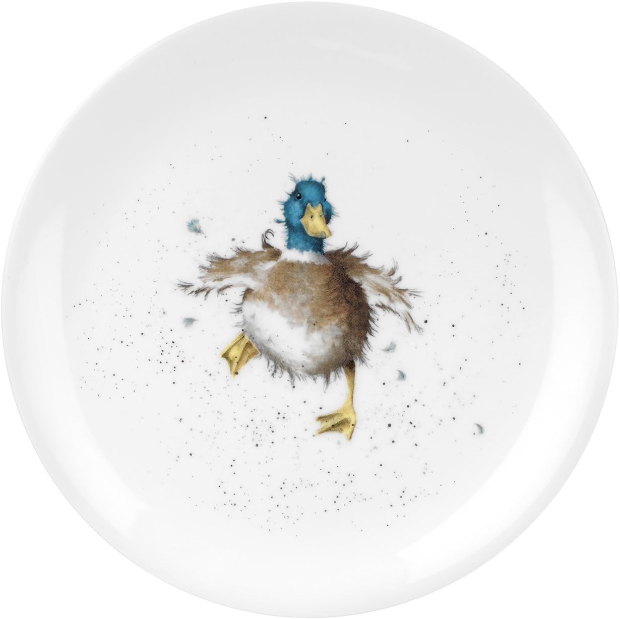 Portmeirion Coupe Plate - Waddle and a Quack (Duck)