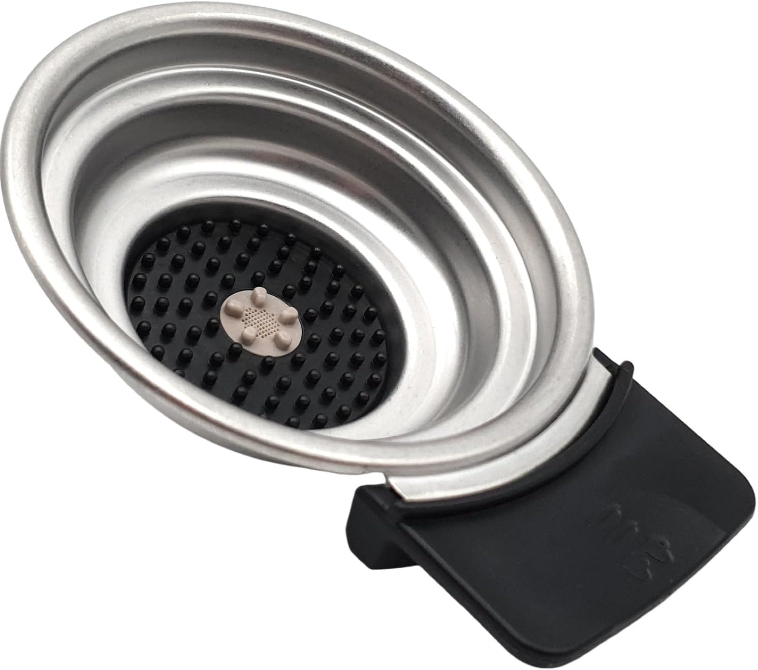 NaschLager Pod Holder 2 Cups Deep Insert Compatible with Philips Senseo Quadrante, Latte Duo, Latte Select, Cappuccino Select, Twist, Viva Café, Color Deep Black, HD5015/01 422225944222