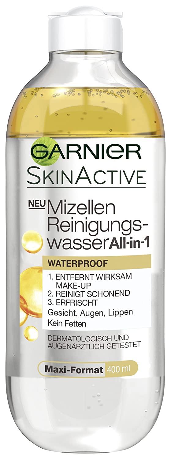 Garnier Clean & Fresh Eye Make-Up Remover / Make-Up Remover Removes Even Waterproof Make-Up (with Grape Extract) Ophthalmologically Tested, Pack of 1 - 125 ml