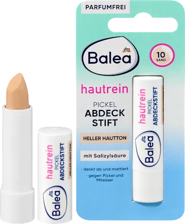 Balea Concealer Stick Skin Cleansing Spots 10 Sand, 4.5 g
