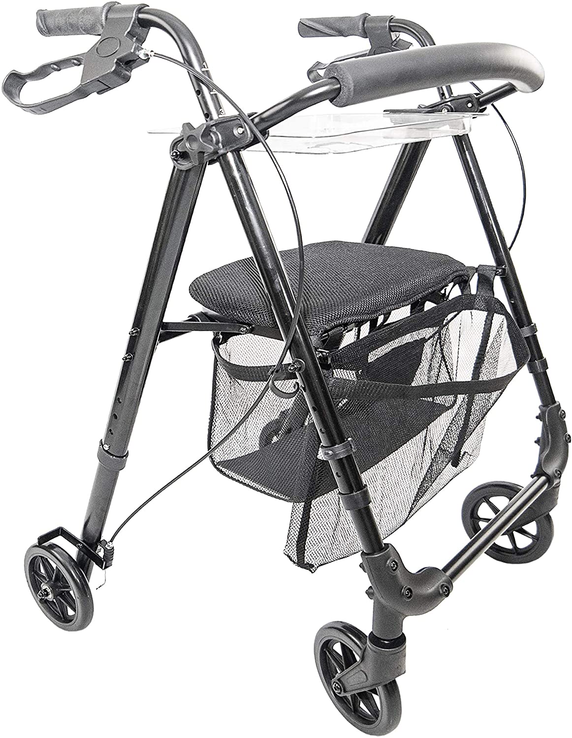 MOBILITY Plus+ MOBILITY Plus+ IR10+ Indoor Rollator - Walker - Lightweight, Slim and Compact for Use in H