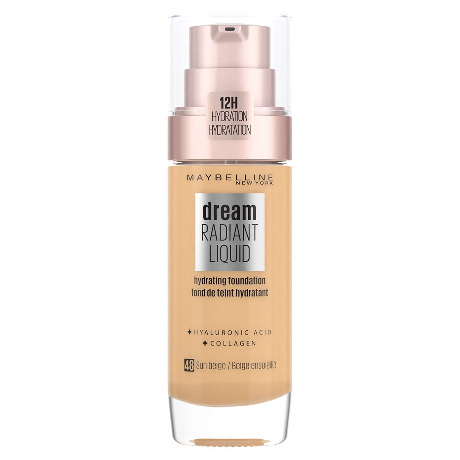 Maybelline New York Make-Up, Dream Radiant Liquid Make-Up, Liquid Foundation, ‎no. cameo
