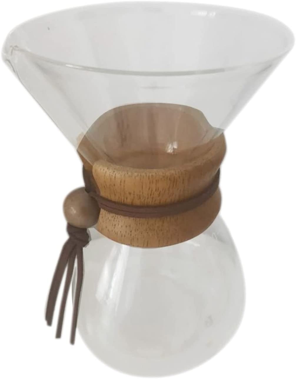 XIAOXIN Home Appliance Filter Kit Display - Pour the Coffee Machine, 60 ml Glass Coffee Pot & Coffee Breaker with Stainless Steel Filter, High Heat Resistance Decanter Small Home Appliance Parts