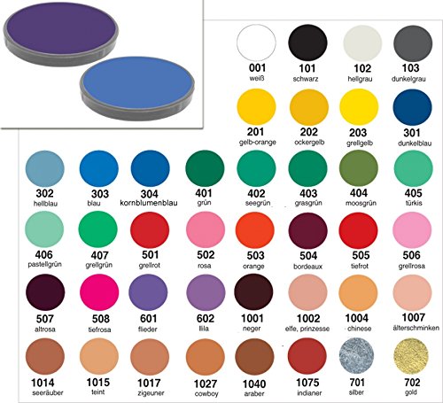 KULTFAKTOR GmbH Grimas Aqua Make-Up Schminke tiefrot 25ml Einheitsgröße