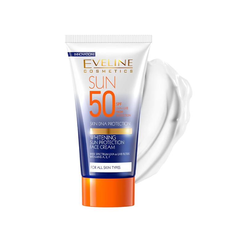 Eveline Cosmetics Eveline Cosmetic Sun High Protection Whitening SPF 50 Face Cream 50 ml