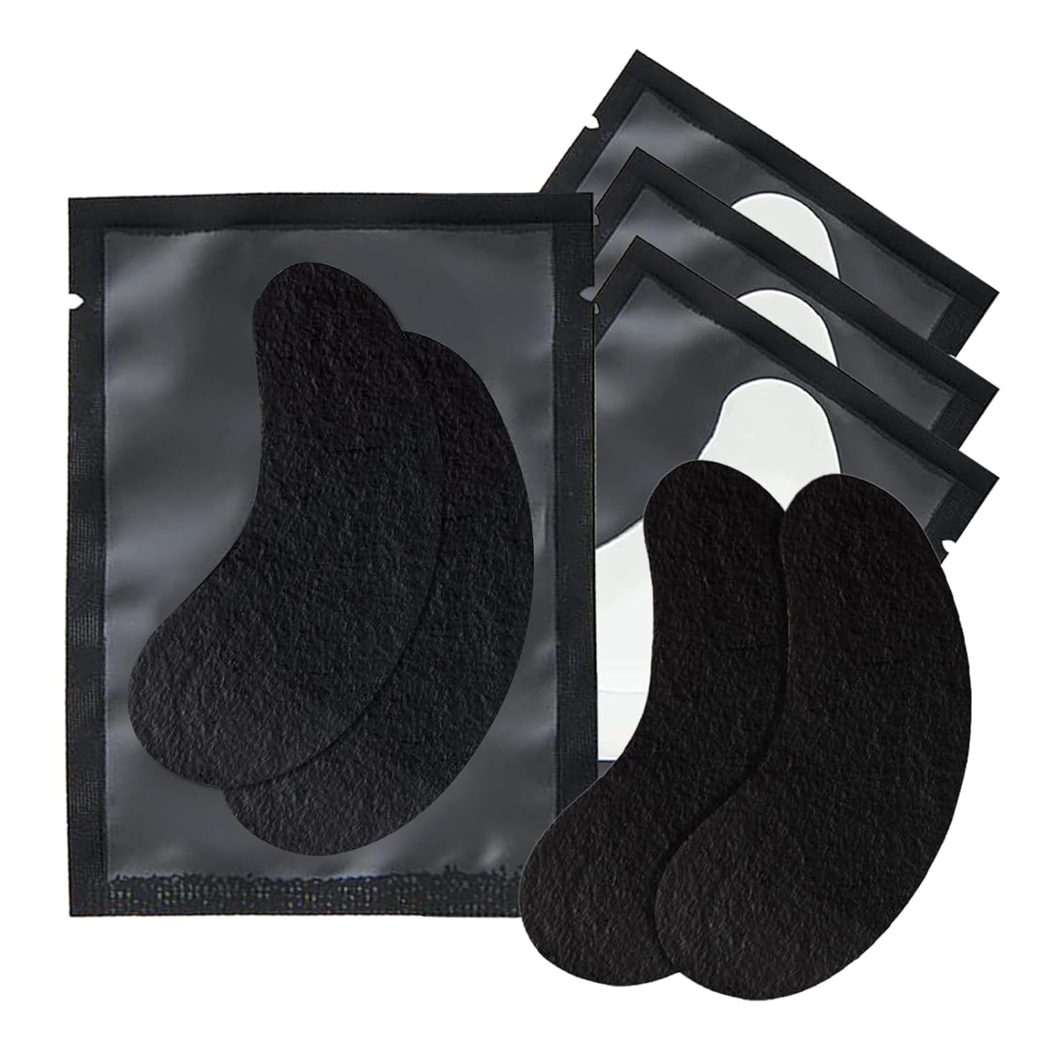 Oyifan Black Eyelash Extension Black Eye Pads UV-Protected Eyelash Pads Eyelash Extension Eyelash Lifting Eye Gel Patches Protection Against UV Light for Girls of All Ages 50 Pairs (Pack of 100)