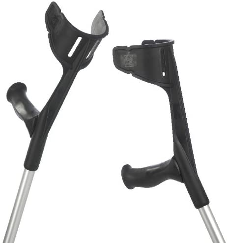 activera Pack Of 2 Rebotec Magic-Soft Forearm Crutch With Soft Grip And Magic Twin S