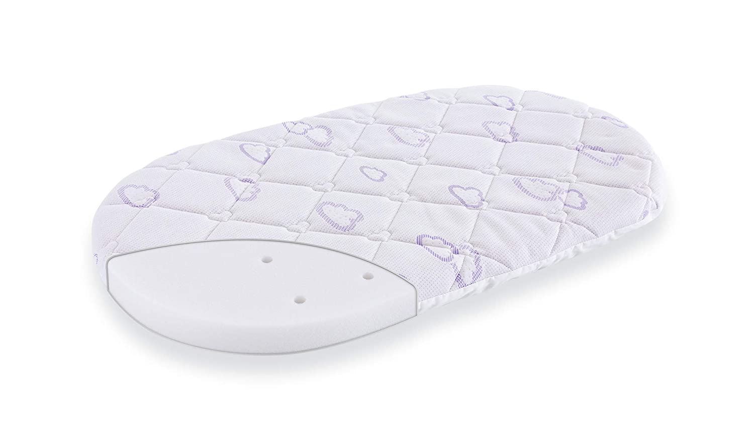 Traeumeland Träumeland Sleepy Mattress (Cradle, Pram, Bassinet)  White