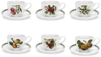 Portmeirion Pomona Espresso Cup & Saucer (so), Multi-Colour